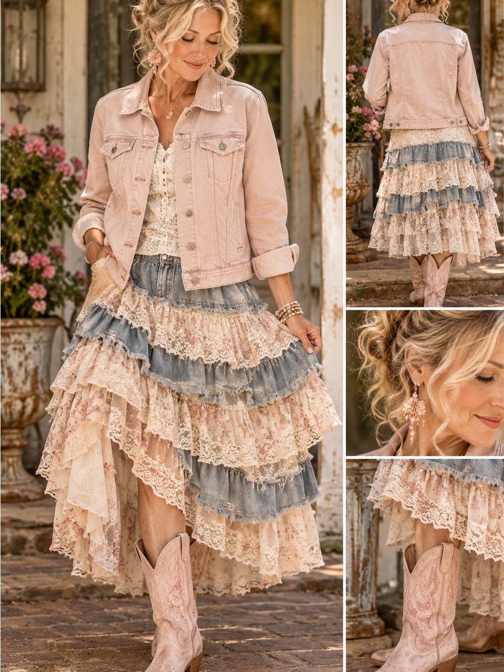 XXL Maurices Light Pink Denim Trucker Jacket